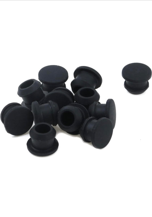 Our Garage’s 12pcs Silicone Rubber Plugs Kit For Bike Frame Holes 9mm