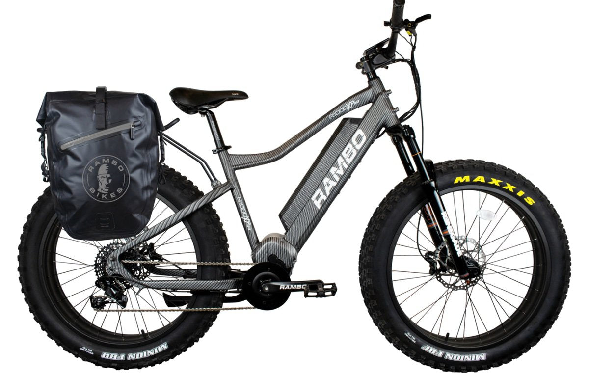 Rambo Electric Bikes Black Accessory Waterproof Bag - Cece's E-Bike Garage
